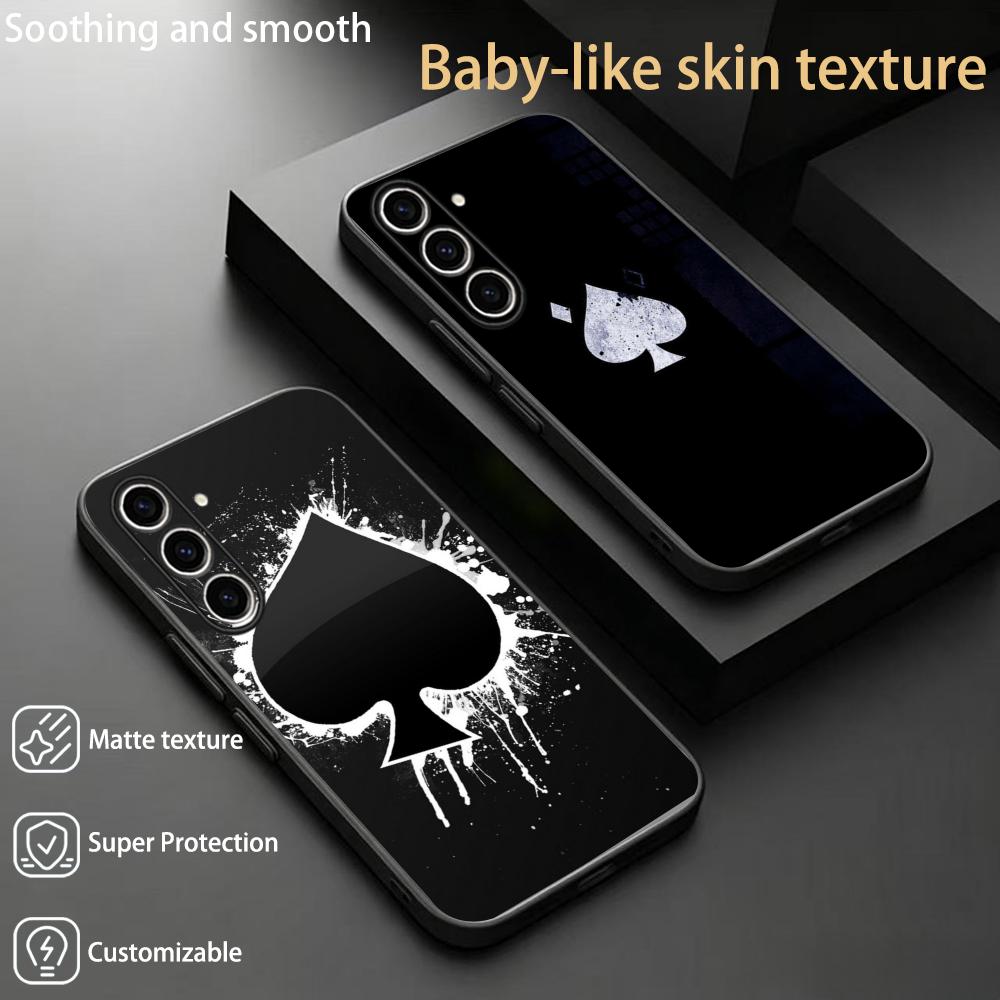 Samsung Galaxy S25 - Coque de téléphone souple noire à