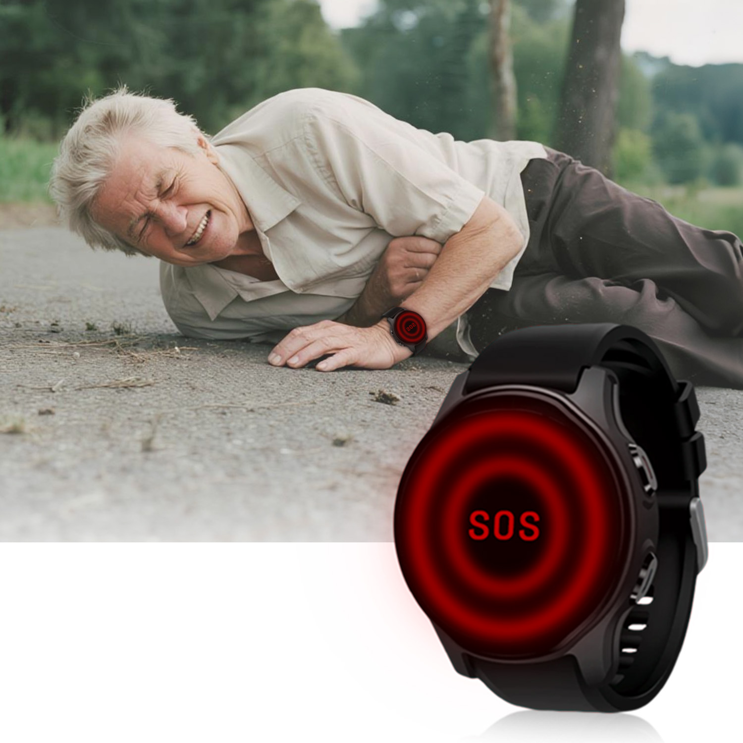 Fall Detection Watch - Nouvelle montre connectée GPS 4G pour